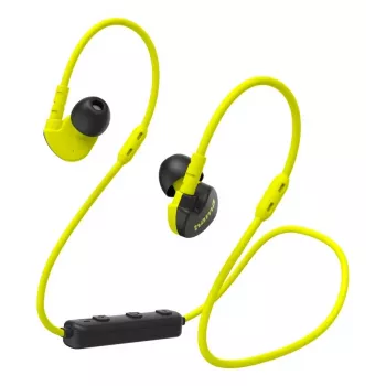 Hama Freedom Athletics III Headset Kabellos Ohrbügel, In-Ear Sport Bluetooth Schwarz, Gelb