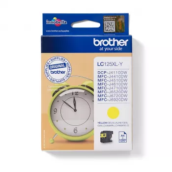 Brother LC-125XLY Tintenpatrone 1 Stk. Original Gelb