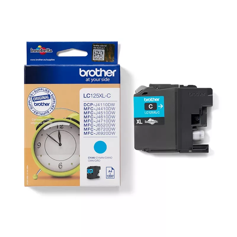 Brother LC-125XLC Tintenpatrone 1 Stück Original Cyan