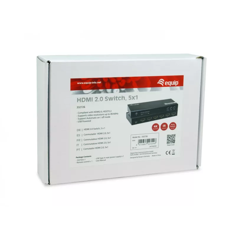 Equip 332726 Video-Umschalter HDMI