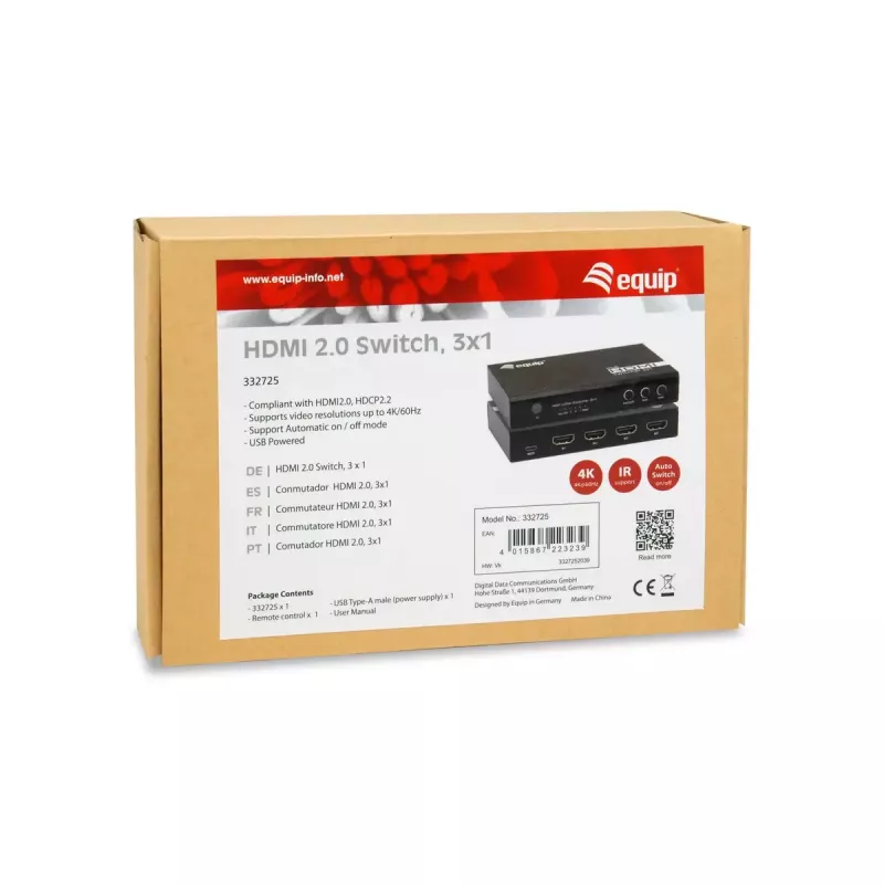 Equip 332725 Video-Switch HDMI
