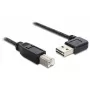 USB-Kabel DeLOCK 1 m USB 2.0 A - B Stecker/Stecker Schwarz