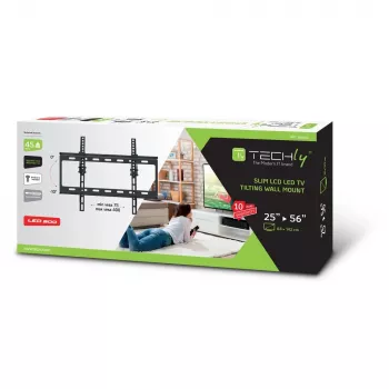 Techly ICA-PLB 261M TV-Halterung/Standfuß 142,2 cm (56 Zoll) Schwarz