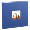 Hama Fine Art Fotoalbum Blau 400 Blätter 10 x 15 Buchbindung