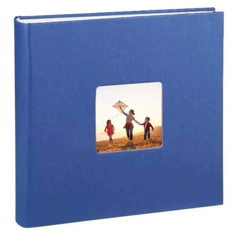 Hama Fine Art Fotoalbum Blau 400 Blätter 10 x 15 Buchbindung