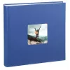 Hama Fine Art Fotoalbum Blau 400 Blätter 10 x 15 Buchbindung