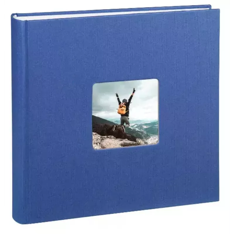 Hama Fine Art Fotoalbum Blau 400 Blätter 10 x 15 Buchbindung