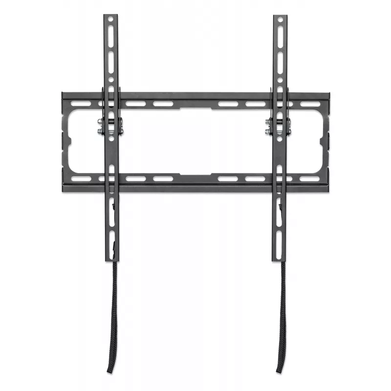 Manhattan Wandhalterung für TV & Monitore (neigbar), Für Bildschirme 32 Zoll bis 55 Zoll, VESA-Kompatibilität: alle zwischen 200x200mm bis 400x400mm - überprüfen Sie die Abmessungen der vier Befestigungslöcher auf der Rückseite des Bildschirms, um sicherzustellen, dass sie passt, Max 35kg, Schwarz, Halterung