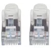 Intellinet Netzwerk-Patchkabel, Cat6, 5 m, Grau, Kupfer, S/FTP, LSOH / LSZH, PVC, RJ45, vergoldete Kontakte, Knickschutztülle, lebenslange Garantie