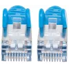 Intellinet Netzwerk-Patchkabel, Cat6, 10 m, Blau, Kupfer, S/FTP, LSOH/LSZH, PVC, RJ45, vergoldete Kontakte, rastnasenfreier Knickschutz, geschützt, lebenslange Garantie