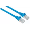 Intellinet Netzwerk-Patchkabel, Cat6, 0,5 m, Blau, Kupfer, S/FTP, LSOH / LSZH, PVC, RJ45, vergoldete Kontakte, Snagless, mit Knickschutz, lebenslange Garantie