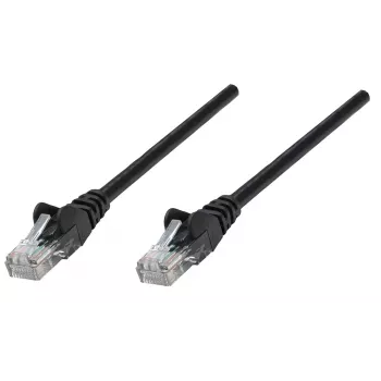 Intellinet Netzwerk-Patchkabel, Cat6, 1,5 m, Schwarz, Kupfer, S/FTP, LSOH/LSZH, PVC, RJ45, vergoldete Kontakte, rastnasenschutz, Knickschutztülle, lebenslange Garantie