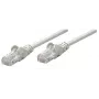 Intellinet Netzwerk-Patchkabel, Cat6, 1,5 m, Grau, Kupfer, S/FTP, LSOH/LSZH, PVC, RJ45, vergoldete Kontakte, rastnasenfreier Stecker, Knickschutztülle, lebenslange Garantie