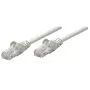 Intellinet Netzwerk-Patchkabel, Cat6A, 0,25 m, Grau, Kupfer, S/FTP, LSOH/LSZH, PVC, RJ45, vergoldete Kontakte, rastnasenfrei, Tüllenschutz, Lebenslange Garantie