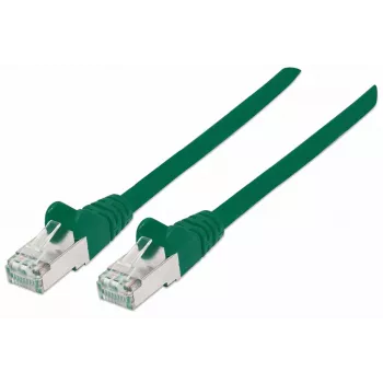 Intellinet Netzwerk-Patchkabel, Cat7-Kabel/Cat6A-Stecker, 3m, Grün, Kupfer, S/FTP, LSOH/LSZH, PVC, RJ45, goldbeschichtete Kontakte, rastnasenfrei, mit Knickschutz, lebenslange Garantie
