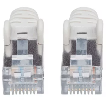 Intellinet Netzwerk-Patchkabel, Cat7-Kabel/Cat6A-Stecker, 5 m, Grau, Kupfer, S/FTP, LSOH/LSZH, PVC, RJ45, vergoldete Kontakte, rastnasenfrei, mit Knickschutz, lebenslange Garantie
