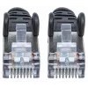 Intellinet Netzwerk-Patchkabel, Cat7-Kabel/Cat6A-Stecker, 7,5 m, Schwarz, Kupfer, S/FTP, LSOH/LSZH, PVC, RJ45, vergoldete Kontakte, rastnasenfrei, mit Knickschutztülle, lebenslange Garantie