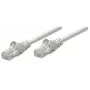 Intellinet Netzwerk-Patchkabel, Cat5e, 0,5 m, Grau, CCA, U/UTP, PVC, RJ45, vergoldete Kontakte, rastnasenfrei, Knickschutz, lebenslange Garantie