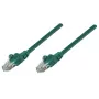 Intellinet Netzwerk-Patchkabel, Cat6A, 0,25m, Grün, Kupfer, S/FTP, LSOH / LSZH, PVC, RJ45, vergoldete Kontakte, rastnasenfrei, Knickschutzhülle, lebenslange Garantie