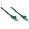 Intellinet Netzwerk-Patchkabel, Cat6A, 0,25m, Grün, Kupfer, S/FTP, LSOH / LSZH, PVC, RJ45, vergoldete Kontakte, rastnasenfrei, Knickschutzhülle, lebenslange Garantie