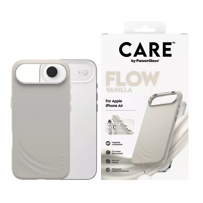 Cover PanzerGlass CARE by Feature FLOW Case Vanilla w. MagSafe iPhone Air