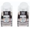 Intellinet Netzwerk-Patchkabel, Cat7-Kabel/Cat6A-Stecker, 3 m, Weiß, Kupfer, S/FTP, LSOH/LSZH, PVC, RJ45, vergoldete Kontakte, rastnasenfrei, Knickschutztülle, lebenslange Garantie