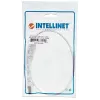 Intellinet Netzwerk-Patchkabel, Cat6, 0,5 m, Weiß, Kupfer, S/FTP, LSOH / LSZH, PVC, RJ45, vergoldete Kontakte, Rastnasenschutz, Knickschutztülle, lebenslange Garantie