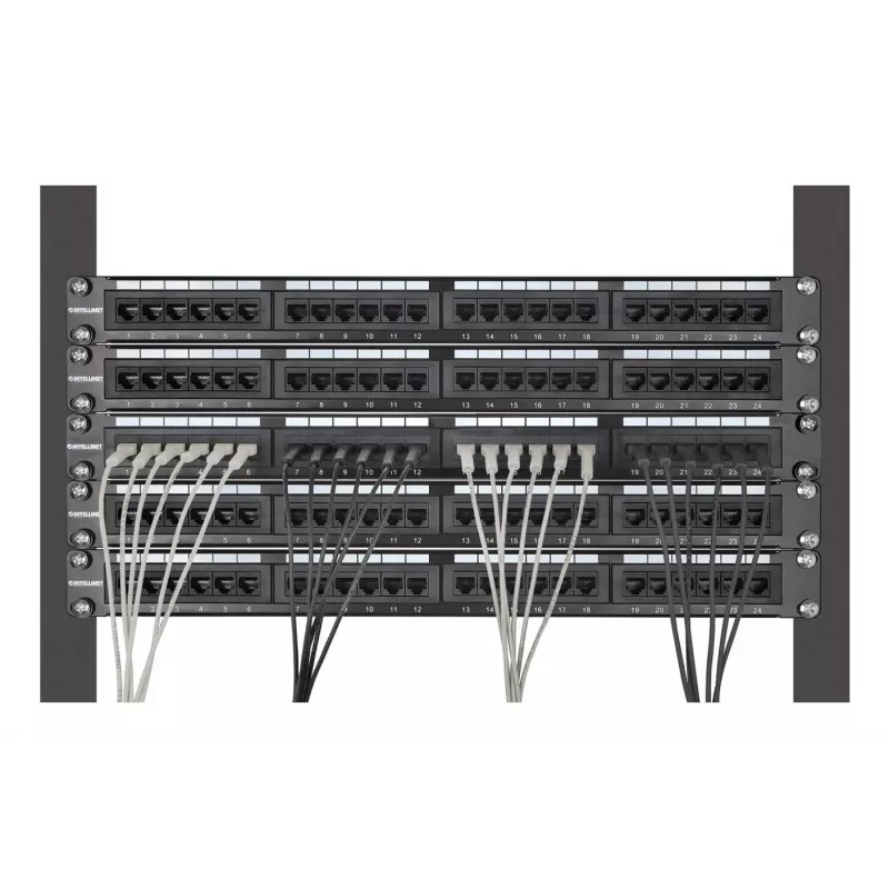 Intellinet 745130 Netzwerkkabel Grau 1 m Cat6a F/FTP (FFTP)