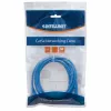 Intellinet Netzwerk-Patchkabel, Cat6, 1m, Blau, CCA, U/UTP, PVC, RJ45, vergoldete Kontakte, rastnasenschutz, angespritzter Knickschutz, lebenslange Garantie