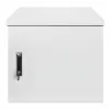 Intellinet Industrial IP55 19 Zoll Wandgehäuse mit integrierten Lüftern, 12HE 600 mm Tiefe, dachmontierte Zwei-Lüfter-Belüftungseinheit, staub- und wasserdichtes Gehäuse, montiert, Lichtgrau RAL7035