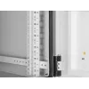 Intellinet Industrial IP55 19 Zoll Wandmontage-Gehäuse mit integrierten Lüftern, 9HE 600 mm Tiefe, auf dem Dach montierte Zwei-Lüfter-Lüftungseinheit, staub- und wasserdichtes Gehäuse, montiert, Hellgrau RAL7035