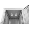 Intellinet 19 Zoll Serverschrank – freistehend, 42 HE, 600 x 1000 mm (B x T), grau, montiert, max. 1500 kg, Mehrpunkt-Türschloss, ein Schloss pro Seitenwand, nutzbare Tiefe 123 bis 773 mm, IP20, Rack, Stahl