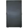 Intellinet 19 Zoll Serverschrank – freistehend, 42HE, 600x1000mm (Breite x Tiefe), Schwarz, Flatpack, max. 1500kg, Mehrpunkt-Türverriegelung, ein Schloss pro Seitenwand, nutzbare Tiefe 123 bis 773mm, IP20, Rack, Stahl