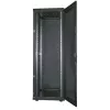 Intellinet 19-Zoll Serverschrank – freistehend, 42HE, 800 x 1000 mm (B x T), schwarz, montiert, max. 1500 kg, Mehrpunkt-Türverriegelung, eine Verriegelung pro Seitenwand, nutzbare Tiefe 123 bis 773 mm, IP20, Rack, Stahl