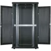 Intellinet 19-Zoll Serverschrank – freistehend, 42HE, 800 x 1000 mm (B x T), schwarz, montiert, max. 1500 kg, Mehrpunkt-Türverriegelung, eine Verriegelung pro Seitenwand, nutzbare Tiefe 123 bis 773 mm, IP20, Rack, Stahl