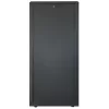 Intellinet 19-Zoll-Netzwerkschrank – freistehend, 42HE, 800x800mm (Breite x Tiefe), Schwarz, Flatpack, max. 1500kg, Mehrpunkt-Türverriegelung, ein Schloss pro Seitenwand, nutzbare Tiefe 123 bis 573mm, IP20, Rack, Stahl