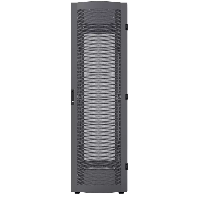 Intellinet 19 Zoll Serverschrank - Freistehend, 42HE, 600x1200mm (Breite x Tiefe), Schwarz, Flatpack, Max 1500kg, Mehrpunkt-Türverriegelung, Ein Schloss pro Seitenwand, Nutzbare Tiefe 123 bis 973mm, IP20, Rack, Stahl
