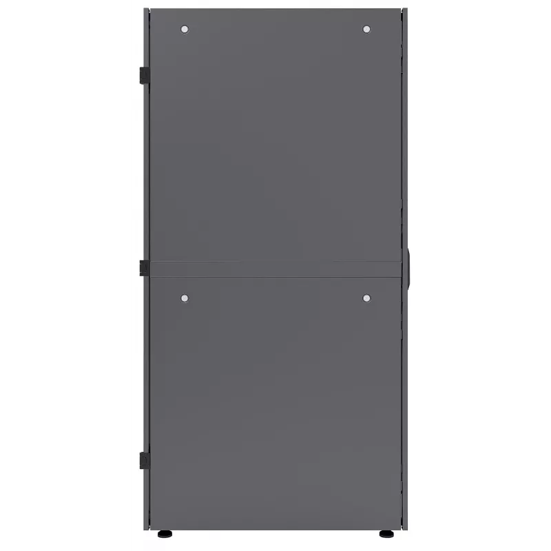 Intellinet 19 Zoll Serverschrank - Freistehend, 42HE, 600x1200mm (Breite x Tiefe), Schwarz, Flatpack, Max 1500kg, Mehrpunkt-Türverriegelung, Ein Schloss pro Seitenwand, Nutzbare Tiefe 123 bis 973mm, IP20, Rack, Stahl