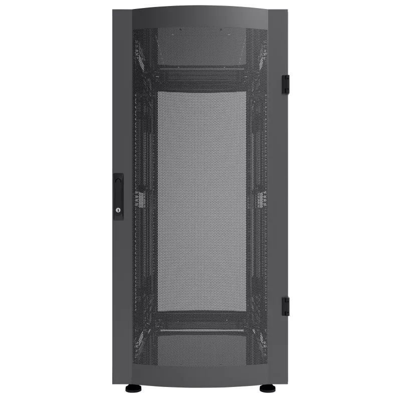 Intellinet 19 Zoll Serverschrank – freistehend, 36HE, 600x1200 mm (Breite x Tiefe), Schwarz, Flatpack, max. 1500 kg, Mehrpunkt-Türverriegelung, eine Verriegelung pro Seitenwand, nutzbare Tiefe 123 bis 973 mm, IP20, Rack, Stahl