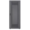 Intellinet 19-Zoll-Serverschrank – freistehend, 47HE, 800x1200mm (Breite x Tiefe), schwarz, Flatpack, max. 1500kg, Mehrpunkt-Türverriegelung, ein Schloss pro Seitenwand, nutzbare Tiefe 123 bis 973mm, IP20-klassifiziert, Rack, Stahl