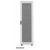 Intellinet 19 Zoll Netzwerkschrank – freistehend (Basic), 36U, 600x1000mm (Breite x Tiefe), Grau, Flatpack, max. 600kg, Einpunkt-Türschloss, ein Schloss pro Seitenwand, nutzbare Tiefe 123 bis 773mm, Rack, IP20, Stahl
