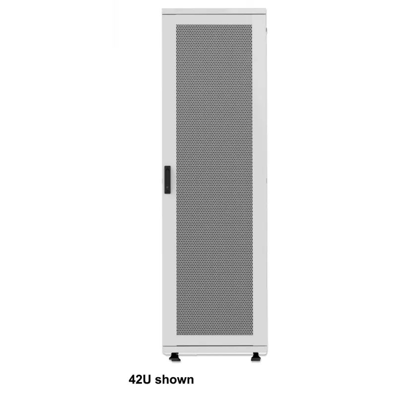 Intellinet 19 Zoll Netzwerkschrank – freistehend (Basic), 36U, 600x1000mm (Breite x Tiefe), Grau, Flatpack, max. 600kg, Einpunkt-Türschloss, ein Schloss pro Seitenwand, nutzbare Tiefe 123 bis 773mm, Rack, IP20, Stahl