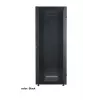 Intellinet 19-Zoll-Netzwerkschrank - freistehend (Premium), 42HE, 600x800mm (Breite x Tiefe), Grau, Flatpack, max. 2000 kg, Mehrpunkt-Türschloss, geteilte Seitenwände (zwei Schlösser pro Seite), nutzbare Tiefe 129 bis 629 mm, IP20, Rack, Aluminium