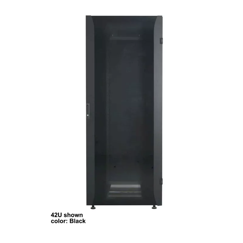 Intellinet 19-Zoll-Netzwerkschrank – freistehend (Premium), 32U, 600x800mm (Breite x Tiefe), Grau, Flatpack, max. 2000 kg, mehrpunktverriegelbare Tür, geteilte Seitenwände (zwei Schlösser pro Seite), nutzbare Tiefe 129 bis 629 mm, Schutzart IP20, Rack, Aluminium