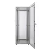 Intellinet 19-Zoll-Serverschrank – freistehend (Premium), 26U, 600 x 1000 mm (B x T), Grau, montiert, max. 2000 kg, Mehrpunkt-Türverriegelung, geteilte Seitenwände (zwei Schlösser pro Seite), nutzbare Tiefe 129 – 829 mm, IP20, Rack, Aluminium