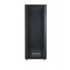 Intellinet 19-Zoll-Netzwerkschrank – Freistehend (Premium), 22HE, 600 x 800 mm (Breite x Tiefe), Grau, montiert, max. 2000 kg, Mehrpunkt-Türschloss, geteilte Seitenwände (zwei Schlösser pro Seite), nutzbare Tiefe 129 bis 629 mm, IP20-zertifiziert, Rack, Aluminium