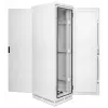 Intellinet Industrial IP55 19-Zoll-Netzwerkschrank mit integrierten Lüftern, 42HE 800 mm Tiefe, dachmontierte Vierfach-Lüftereinheit, Schutz gegen Staub und Strahlwasser, standmontiert, montiert, Hellgrau RAL7035