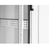 Intellinet Industrial IP55 19-Zoll-Netzwerkschrank mit integrierten Lüftern, 42HE 800 mm Tiefe, dachmontierte Vierfach-Lüftereinheit, Schutz gegen Staub und Strahlwasser, standmontiert, montiert, Hellgrau RAL7035