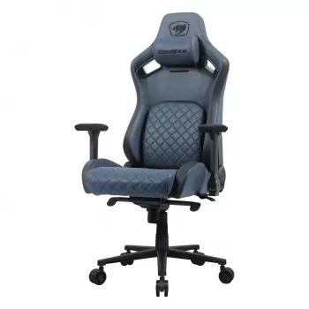 Universal-Gaming-Stuhl Cougar CGR-DSF-BUB — gepolsterter Sitz, max. Belastung 150 kg, B760 x T690 x H1295 mm, navy