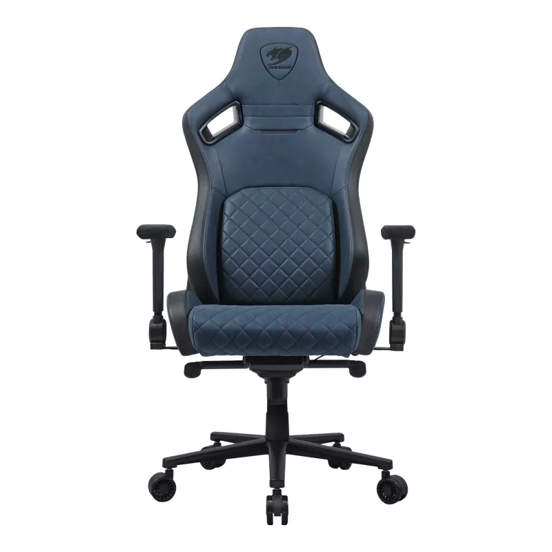 Universal-Gaming-Stuhl Cougar CGR-DSF-BUB — gepolsterter Sitz, max. Belastung 150 kg, B760 x T690 x H1295 mm, navy